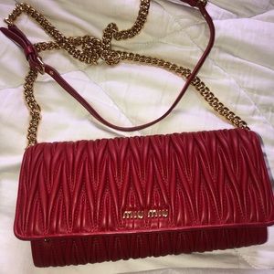 Miu Miu Matelassé Leather Crossbody Bag